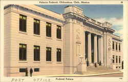Street View of the Federal Palace Postcard