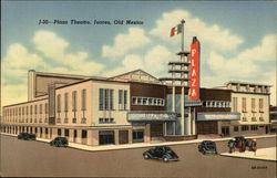 Street View of Plaza Theatre Postcard