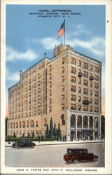 Jefferson Hotel Atlantic City, NJ Postcard Postcard Postcard