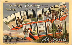 Greetings from Williams Field Mesa, AZ Postcard Postcard Postcard