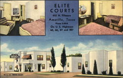 Elite Courts Postcard
