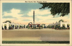 Star Courts Postcard