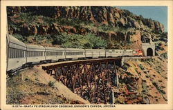 Santa Fe Streamliner Trains, Railroad Postcard Postcard Postcard