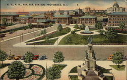 NY, NH, & H RR Station Providence, RI Postcard Postcard Postcard