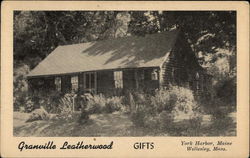Granville Leatherwood Gifts - York Harbor Postcard
