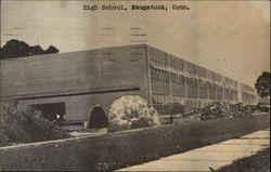 High School Naugatuck, CT Postcard Postcard Postcard