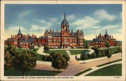 Bird's Eye View of Johns Hopkins Hospital Bird's Eye View of Johns Hopkins Hospital