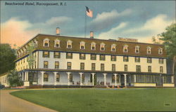 Beachwood Hotel Narragansett, RI Postcard Postcard Postcard