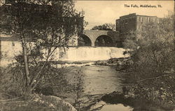 The Falls Middlebury, VT Postcard Postcard Postcard