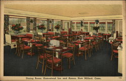 Dining Room, Homestead Inn and Annex New Milford, CT Postcard Postcard Postcard