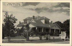 Lang's Guest House - US No 1 - Private & Connecting Baths - Garages Postcard