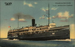 Steamer Eastern States Steamers Postcard Postcard Postcard