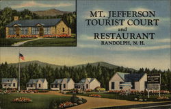 Mt. Jefferson Tourist Court and Restaurant Randolph, NH Postcard Postcard Postcard