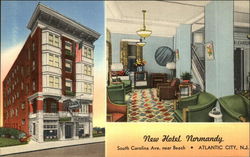 New Hotel Normandy - South Carolina Avenue near the Beach Postcard