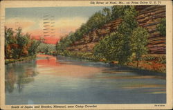 South of Joplin and Neosho near Camp Chowder Postcard