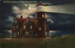 Gay Head Lighthouse Martha's Vineyard, MA Postcard Postcard Postcard