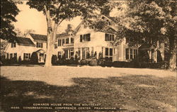 Edwards House from the Southeast - Massachusetts Congregational Conference Center Framingham, MA Postcard Postcard Postcard