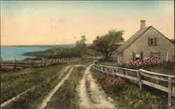 The Old House by the Oyster Pond on Cape Cod Chatham, MA Postcard Postcard Postcard