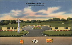 Washington Motel Postcard