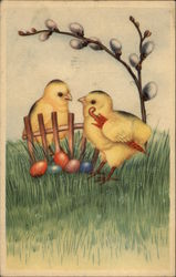 Two Chicks Postcard