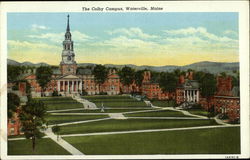 Bird's Eye View of The Colby Campus Waterville, ME Postcard Postcard Postcard