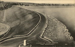 Windsor Dam, Quabbin Reservoir Postcard