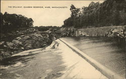 The Spillway, Quabbin Reservoir Ware, MA Postcard Postcard Postcard