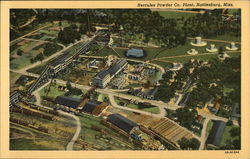 Aerial View of Hercules Powder Company Plant Hattiesburg, MS Postcard Postcard Postcard