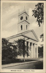Street View of Methodist Church Postcard