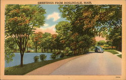 Greetings from Roslindale, Massachusetts Postcard Postcard Postcard