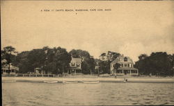 A View at Swifts Beach Wareham, MA Postcard Postcard Postcard