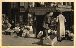 The American Scene - Street Market Boston, MA Postcard Postcard Postcard