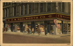 Your Local Woolworth Store Postcard