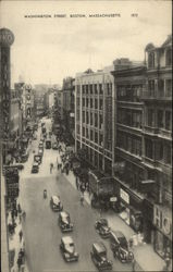 Bird's Eye View of Washington Street Postcard