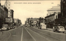Massachusetts Avenue View Boston, MA Postcard Postcard Postcard