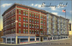 The Broadway Hotel, Tremont Street at Broadway Postcard