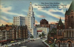 New Home Office Building Postcard