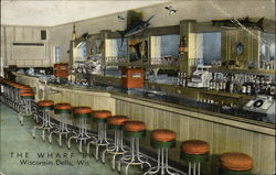 Olson's Wharf Club Postcard