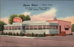 Ayers Diner & Dining Room Postcard