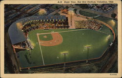 Night View, Red Bird Stadium Postcard