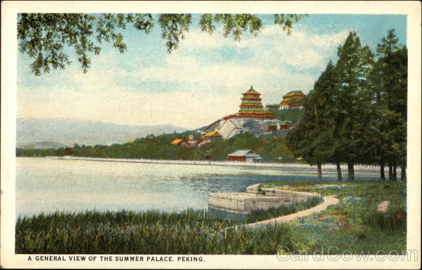 A General View of The Summer Palace Peking China