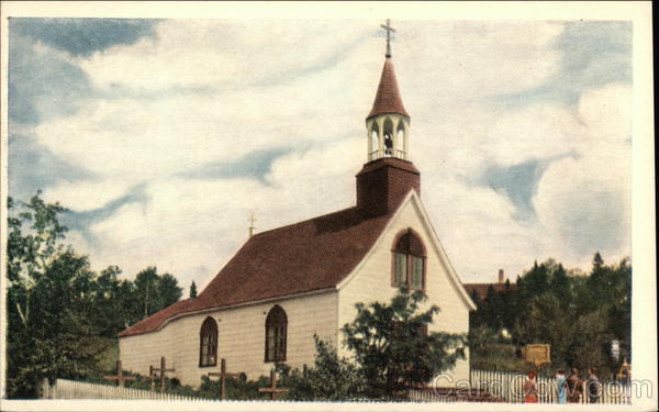 Little Church at Tadoussac QC Canada Quebec