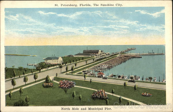 North Mole and Municipal Pier St. Petersburg Florida