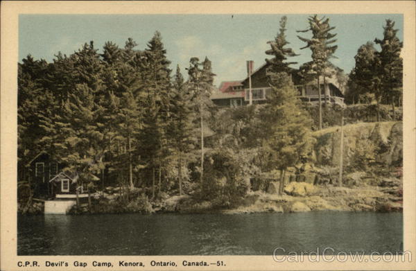 CPR Devil's Gap Camp Kenora ON Canada Ontario