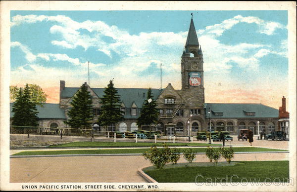 Union Pacific Station, Street Side Cheyenne Wyoming