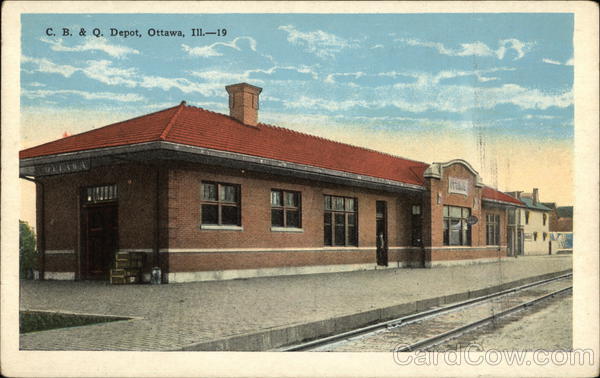 CB & Q Depot Ottawa Illinois
