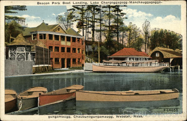 Beacon Park Boat Landing, Lake Chaubunagungamaug Webster Massachusetts