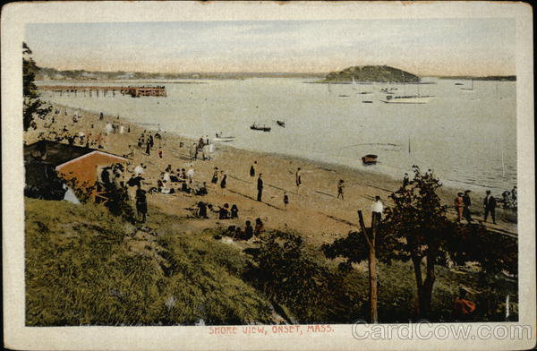 Bird's Eye View of Shore Onset Massachusetts