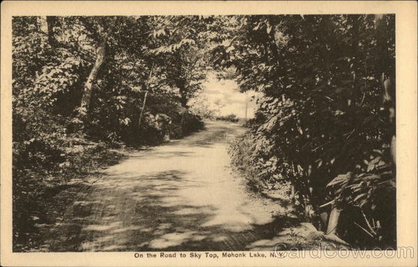 On the Road to Sky Top Mohonk Lake New York