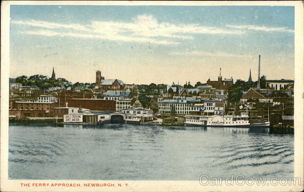 Water View of The Ferry Approach Newburgh New York